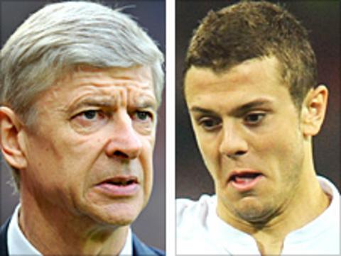 Arsene Wenger and Jack Wilshere