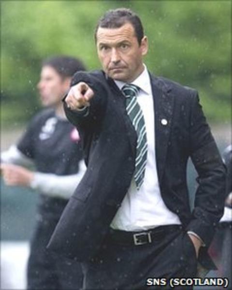Hibs manager Colin Calderwood