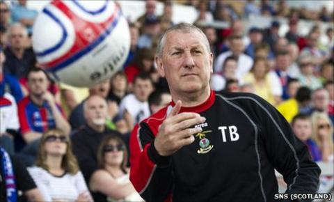 Inverness manager Terry Butcher