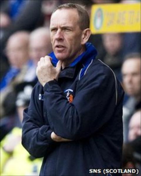 Kilmarnock caretaker boss Kenny Shiels