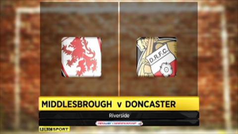 Middlesbrough 3-0 Doncaster