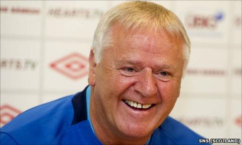 Hearts manager Jim Jefferies
