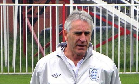 England coach John Peacock