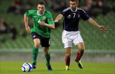 Corry Evans (left) and James Morrison