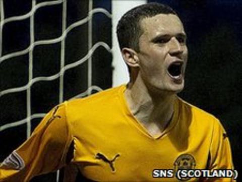 Motherwell forward Jamie Murphy