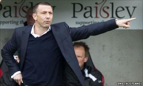 St Johnstone manager Derek McInnes