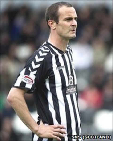 Departing St Mirren captain John Potter