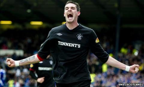 Rangers forward Kyle Lafferty
