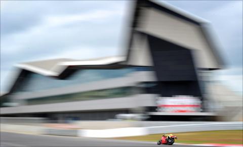 Valentino Rossi at Silverstone