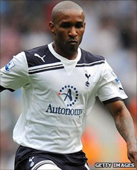Tottenham striker Jermain Defoe