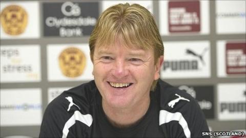 Motherwell manager Stuart McCall