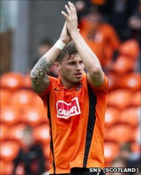 Dundee United striker David Goodwillie