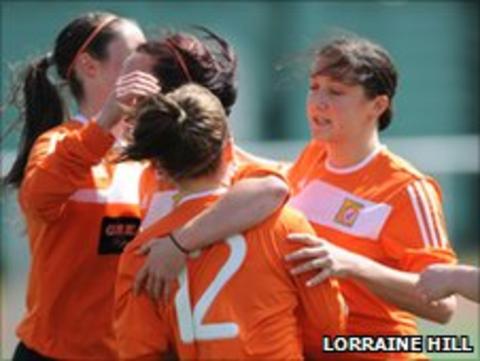 Glasgow City celebrate