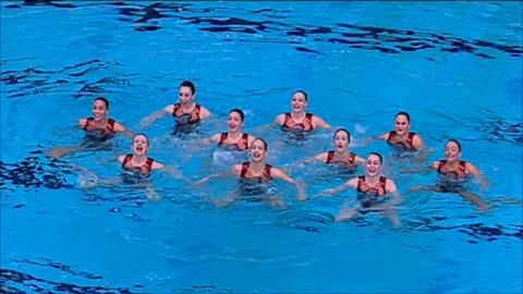 GB Synchronised swimming team