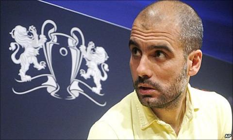 Barcelona coach Pep Guardiola