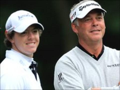Rory McIlroy and Darren Clarke