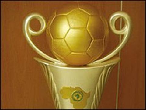 The Confederation Cup trophy