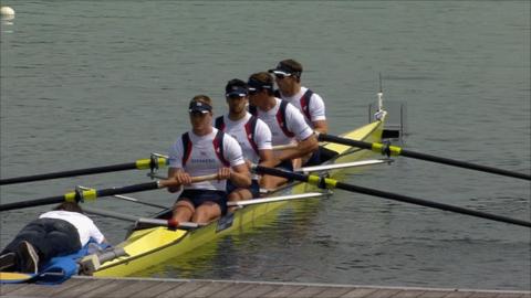 The men's four team in Munich