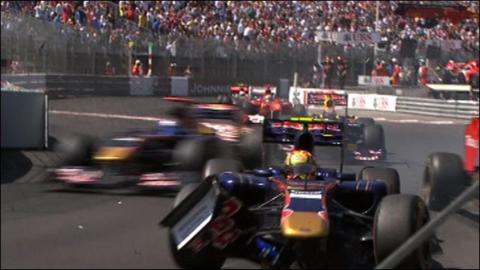 Red flag at Monaco Grand Prix
