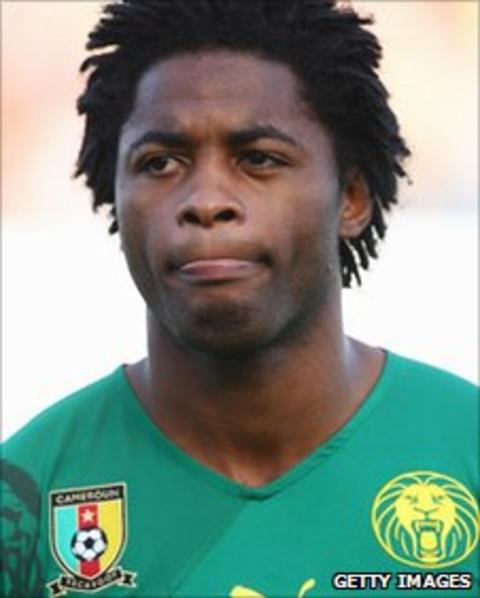 Cameroonian midfielder Alex Song