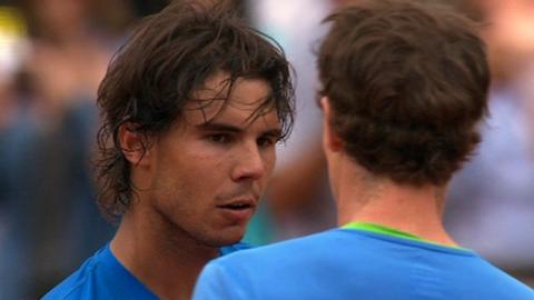 Rafael Nadal and Andy Murray