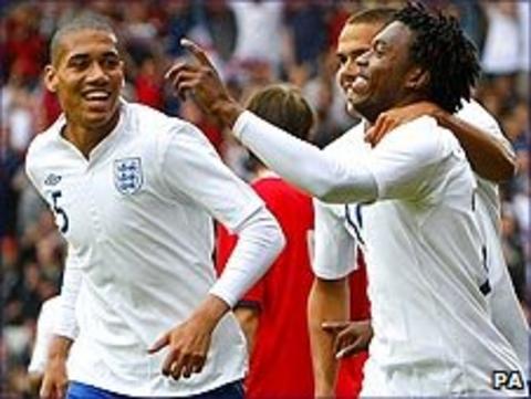 Daniel Sturridge celebrates his opener