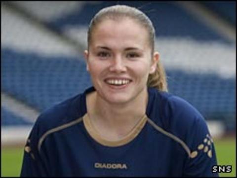 Glasgow City midfielder Jo Love