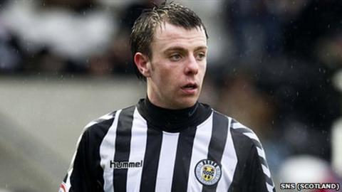 St Mirren striker Paul McGowan