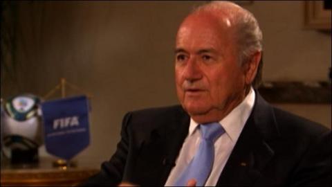 Fifa president Sepp Blatter