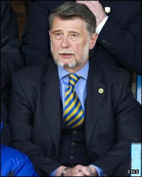 Cowdenbeath chairman Donald Findlay