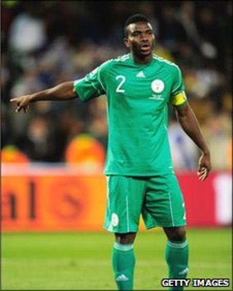 Nigeria captain Joseph Yobo