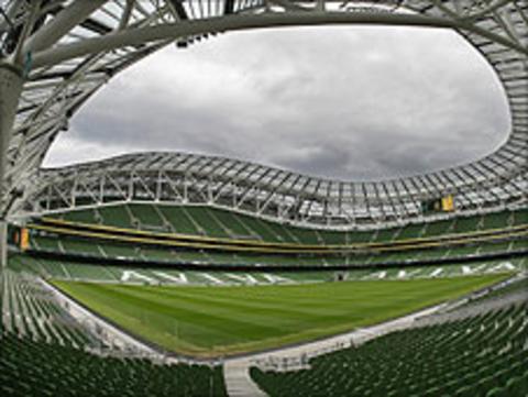 The Aviva Stadium hosted football's Europa League final in May 2011
