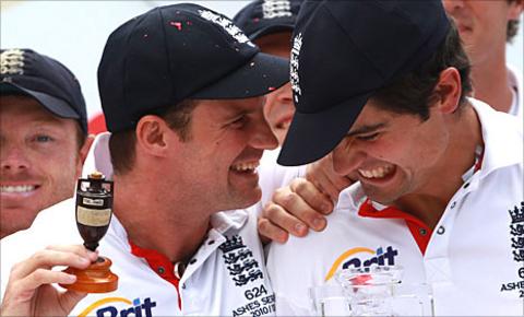 Andrew Strauss and Alastair Cook