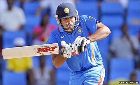 Rohit Sharma in action