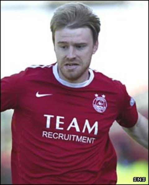 Steven Smith in action for Aberdeen
