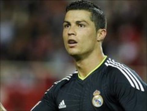 Real Madrid winger Cristiano Ronaldo