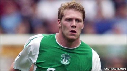 Hibernian striker Garry O'Connor