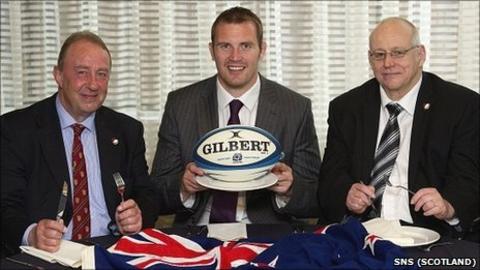 Hearts and Balls director Jim Littlefair, Scotland captain Al Kellock and Jim Taylor are organising an event to send the Scotland team off to the World Cup