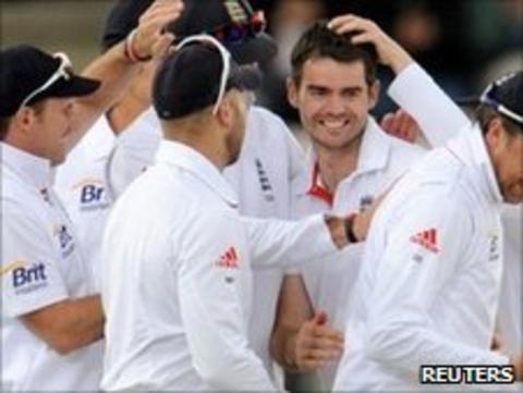 England celebrate