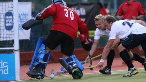 Timmy Cockram in action against France