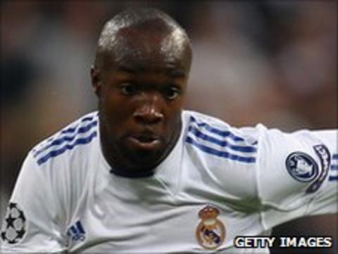 Real Madrid midfielder Lassana Diarra