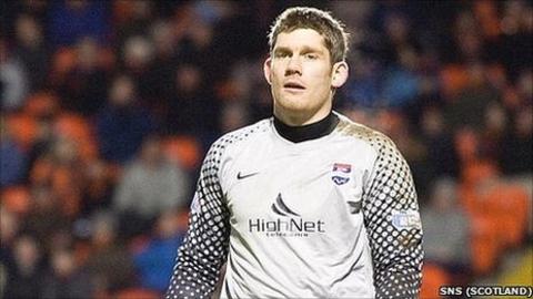 Ross County goalkeeper Michael McGovern