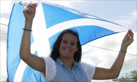 Scotland's record cap holder Julie Fleeting