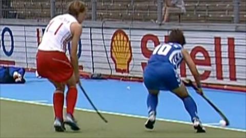 South Korea have a goal disallowed after this video replay shows the ball had gone out of play