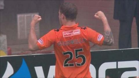 Dundee United striker David Goodwillie