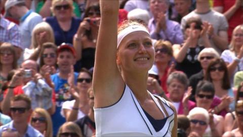Czech eighth seed Petra Kvitova
