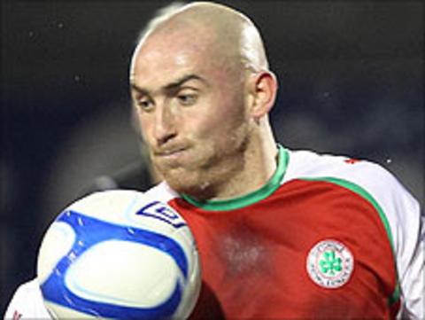 Barry Johnston of Cliftonville