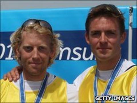 Andrew Triggs Hodge and Pete Reed