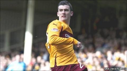 Gavin Gunning was on loan at Motherwell in the second half of last season