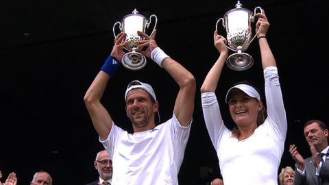 Jurgen Melzer and Iveta Benesova